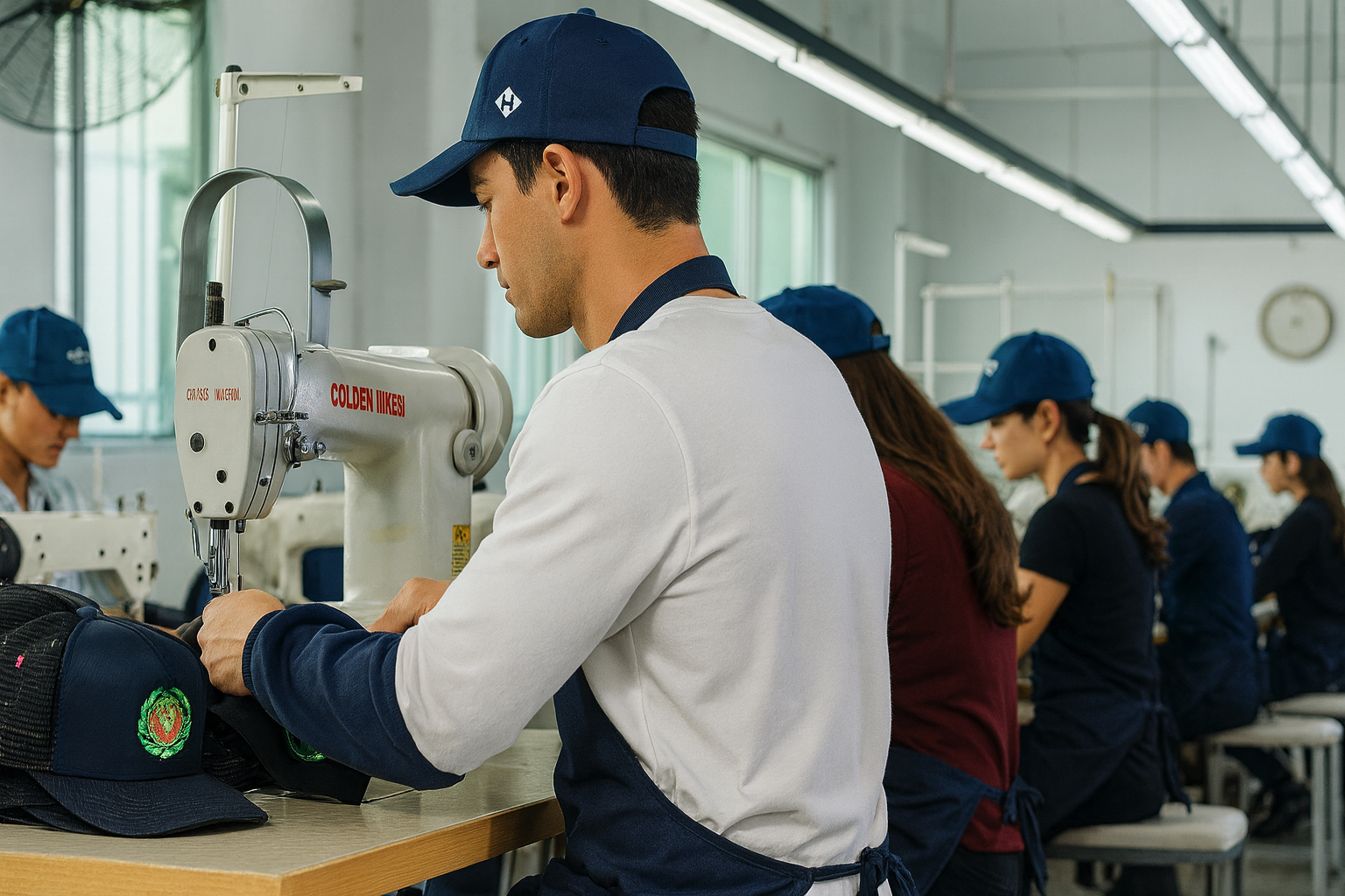 Person working on laptop